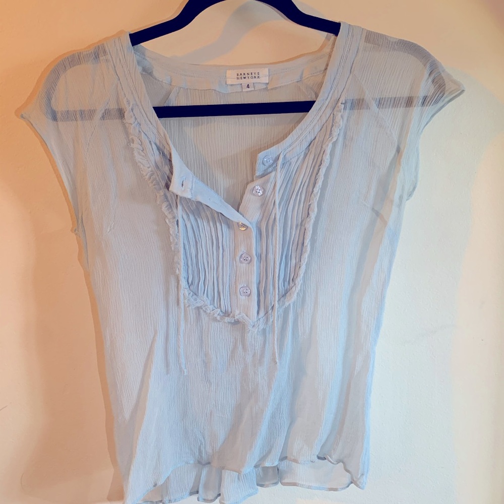 Barney’s Powder Blue Blouse
